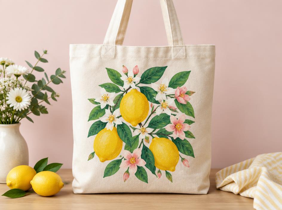 Illustration of tote bags